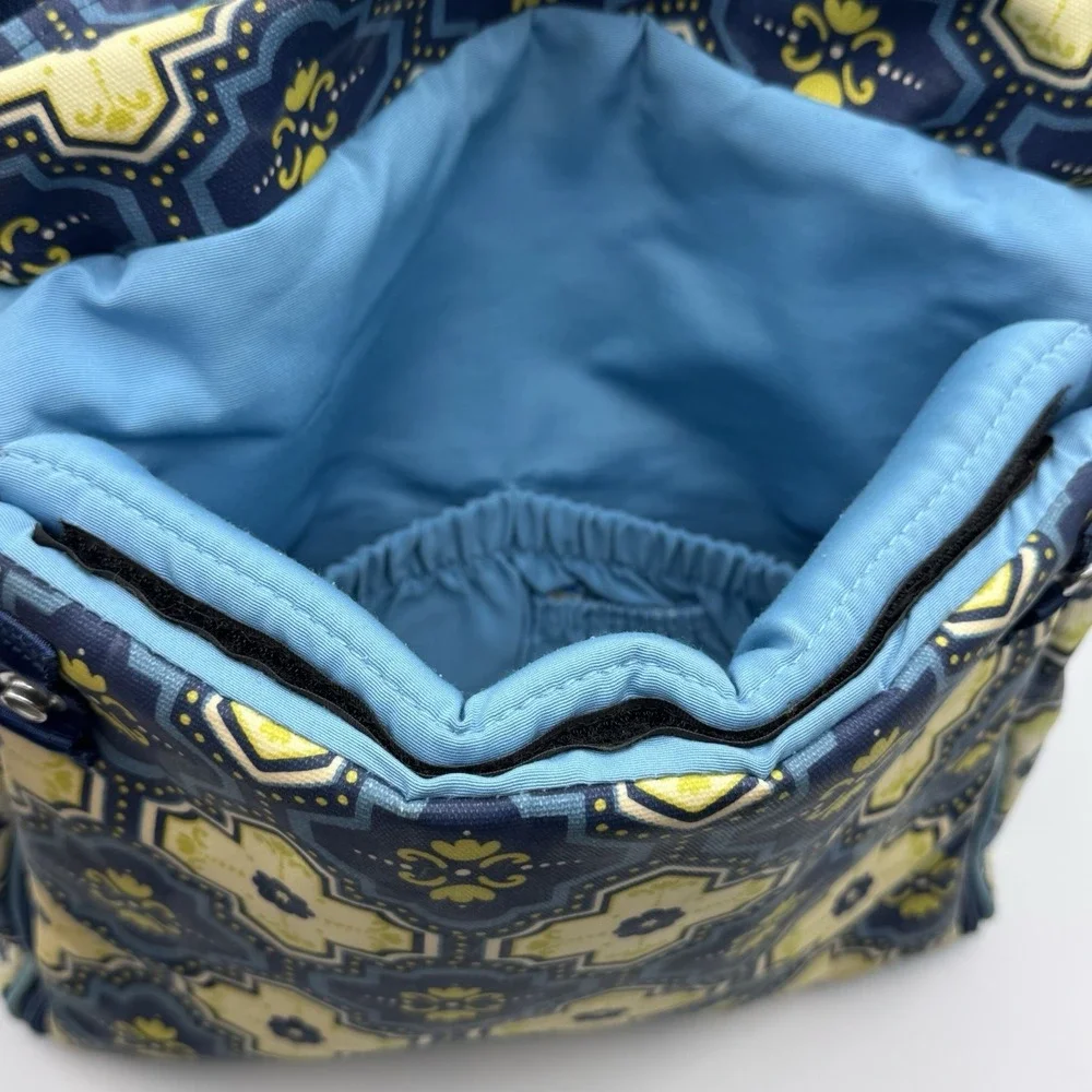 PETUNIA PICKLE BOTTOM Boxy Backpack Diaper Bag Majestic Murano Glazed Canvas Euc